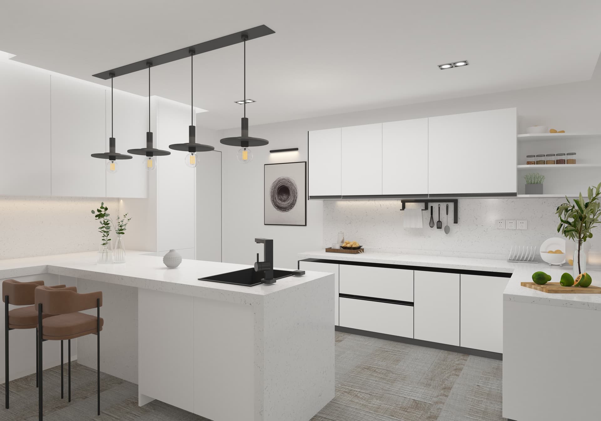 6501 Milford White: A Realistic Marble Look That's Easy to Care For