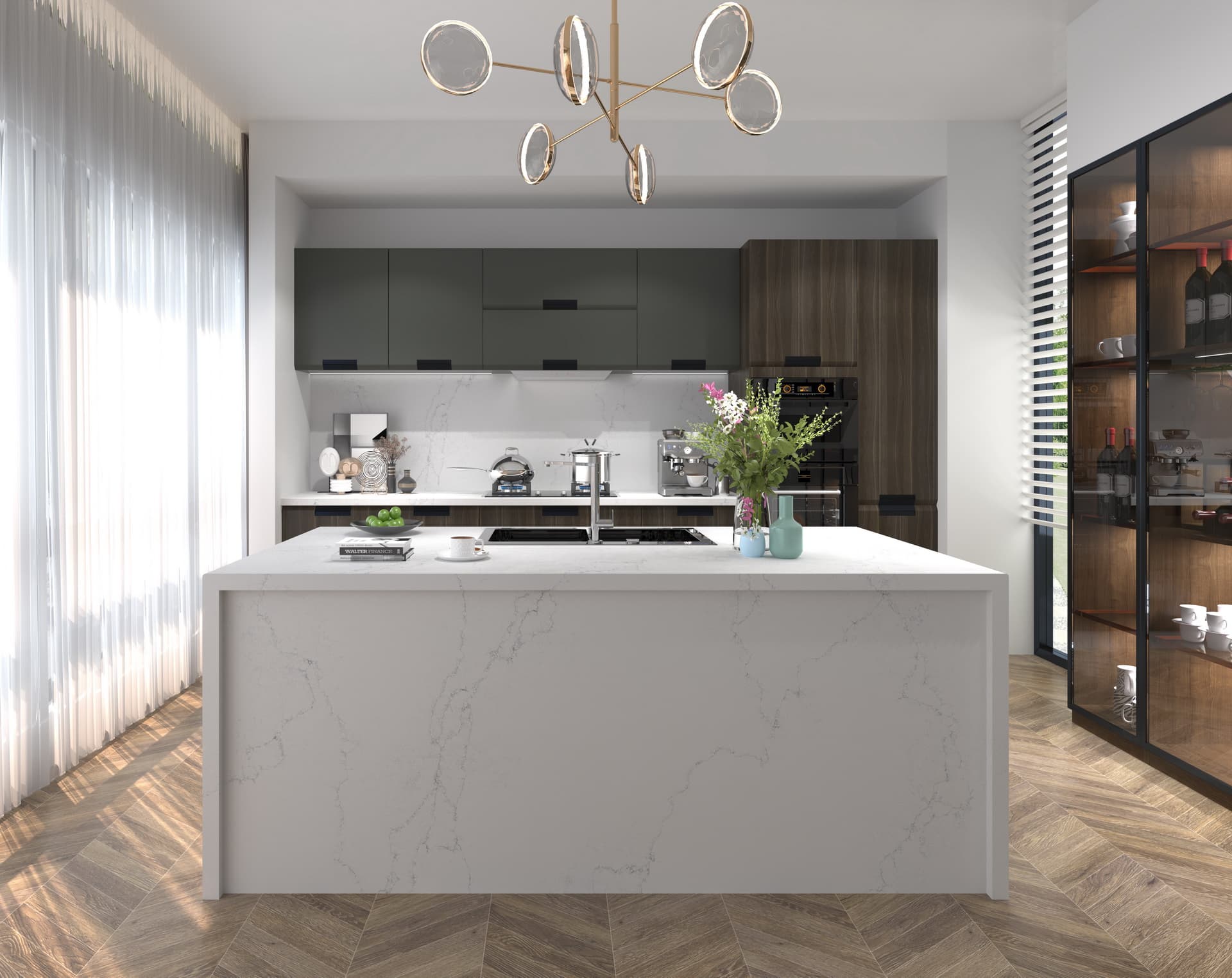 Linnstone Unveils New Quartz Countertops 5107 Vinson Crest with Superior Performance and Style
