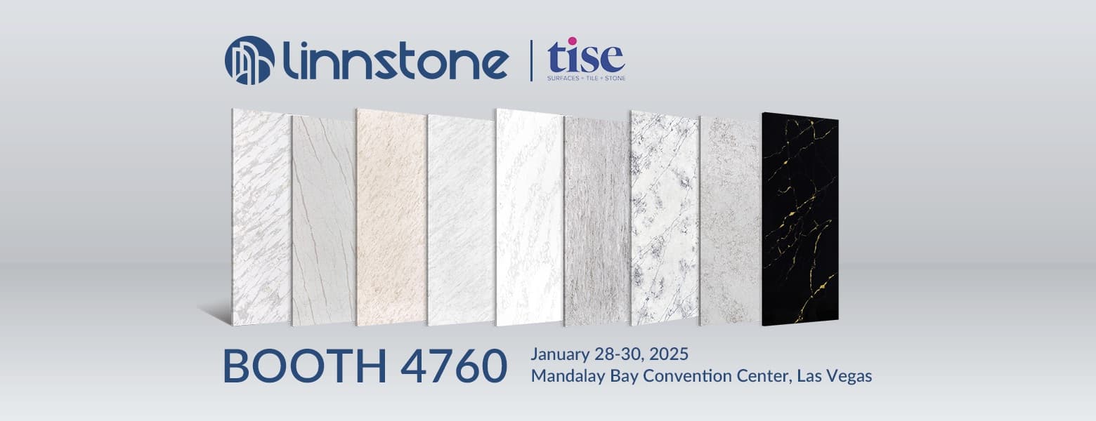 Linnstone at TISE 2025 – New Quartz & Surfaces Debut