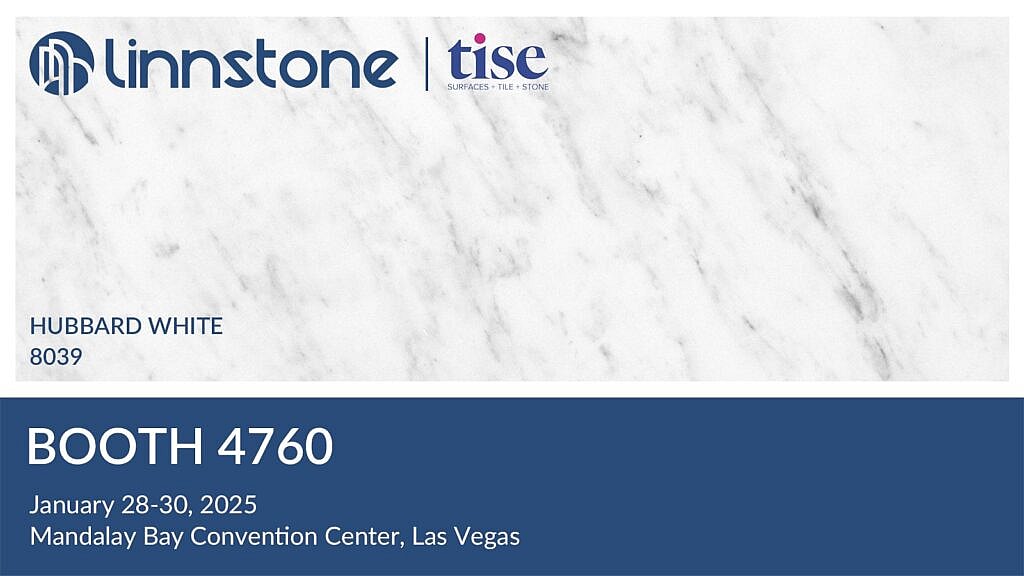 Natural Aesthetics, Engineered Perfection: Linnstone's New Collection Makes a Splash at TISE 10 Linnstone Quartz and Surfaces at TISE 2025
