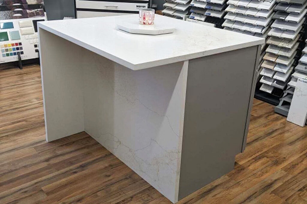 Elegance in Simplicity: The Heiar Custom Countertops 5167 Sahara Ridge Showcase 2 Linnstone surfaces 5167 Sahara Ridge