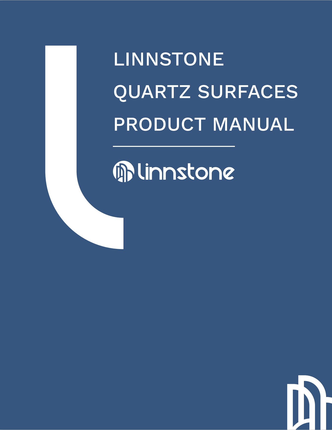 Linnstone Quartz Surfaces Product Manual Cover