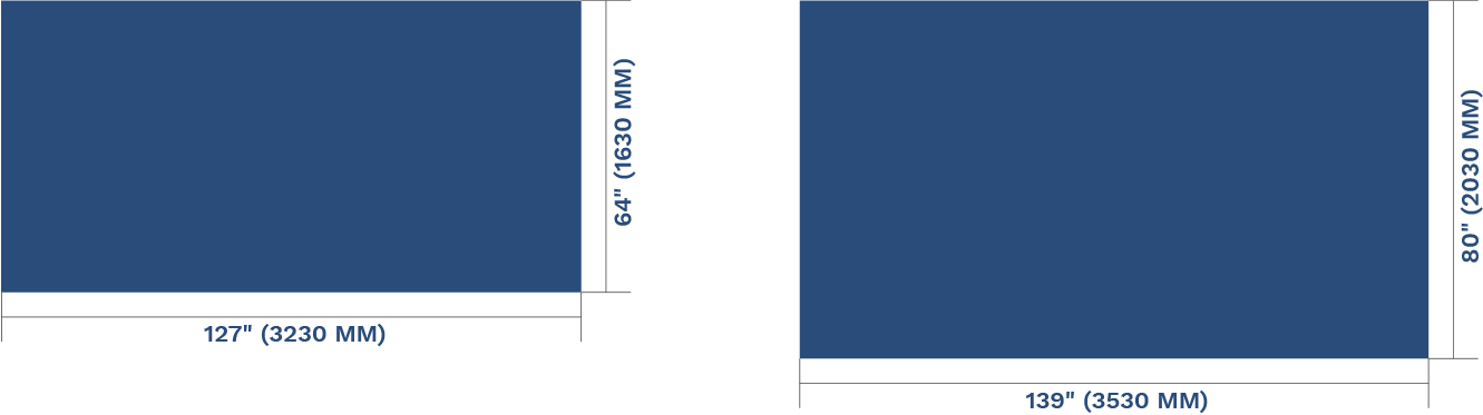 Size of Linnstone Quartz Surfaces