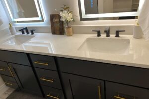 Quartz 7009 Sandy White showcasing at the Parade of Homes