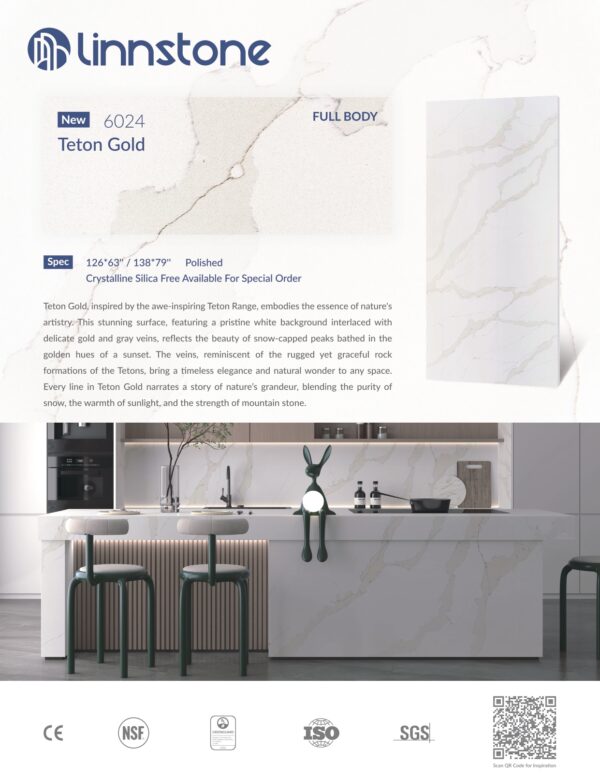 Linnstone USA New Release 6024 Teton Gold